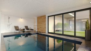 UNE PISCINE DANS LA MAISON DE RETRAITE